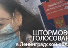 Штормовое предупреждение на выборах в Ленинградской области